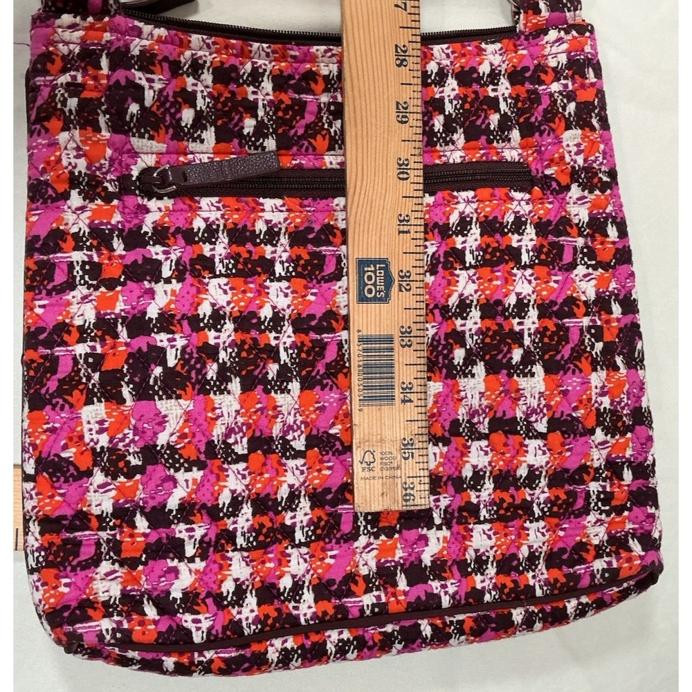 Vera Bradley Hipster Crossbody Purse Houndstooth Tweed Travel - Picture 14 of 14